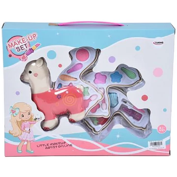 Smink szett láma alakú emeletes tárolóban