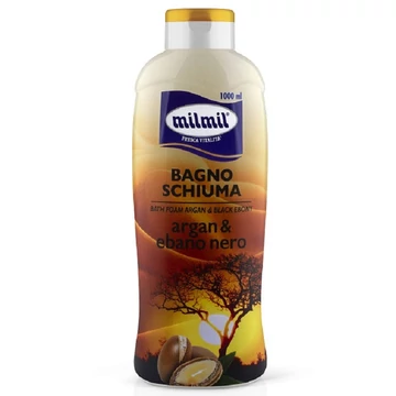 Milmil argán és fekete ébenfa habfürdő 1L