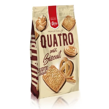 Leona quatro kakaós bevonóval mártott keksz 300g