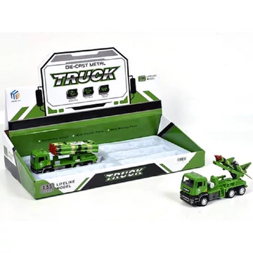 Hátrahúzós katonai teherautó 1:55 kétféle változatban