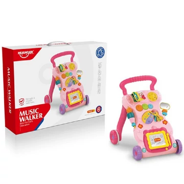 Rózsaszín készségfejlesztő járássegítő