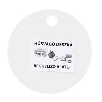 Vágódeszka kerek műanyag 