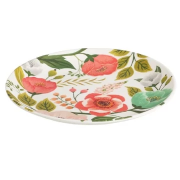 Excellent Houseware melamin lapostányér virágos 20cm 177601560