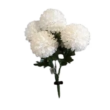 Művirág krizantémcsokor többféle színben 44cm XX01X5