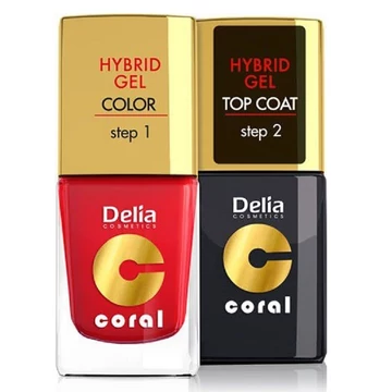 Delia hybrid gel fekete színű körömlakk 11ml 26