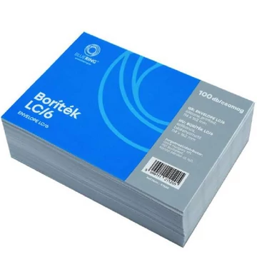 Szilikonos boríték 114x162mm LC/6 100db