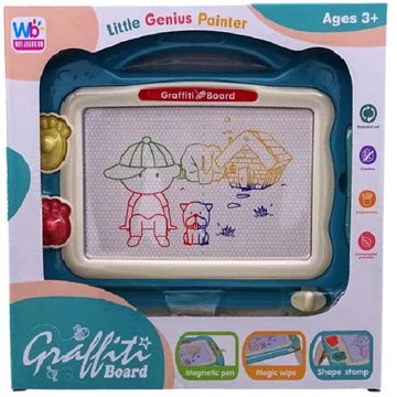 Mágneses rajzoló többféle színben 46106