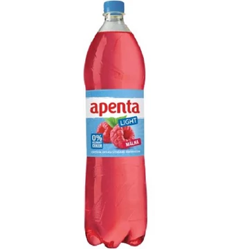 Apenta Light energiamentes málna üdítőital enyhén szénsavas ásványvízzel, édesítőszerekkel 1,5 l - csak egyedi szállítással vagy személyes átvétellel