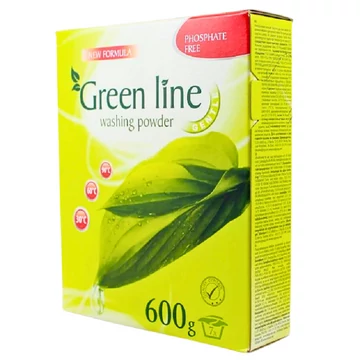 Green Line mosópor 600g 7 mosás gentle (zöld)