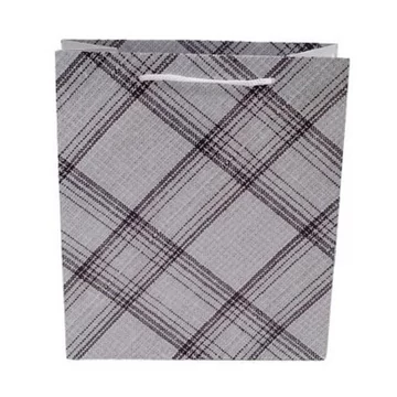 Kockás ajándéktasak többféle változatban 26x32x10cm 32637