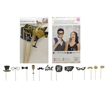 Party kiegészítők 12db-os kiszerelésben 