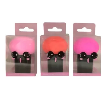 Lora nyeles pufi sminkszivacs többféle színben 920260