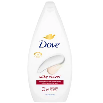 Dove silky velvet tusfürdő 720ml