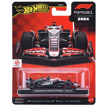 Hot Wheels Formula 1: MoneyGram Haas VF-24 (#27) kisautó 1/64 - Mattel