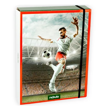 Nebulo: Füzetbox A/5-ös méretben Oxi foci mintával