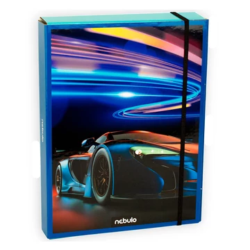 Nebulo: Füzetbox A/5-ös méretben sportautó mintával