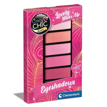 Crazy Chic: Lovely Make-Up pink power szemhéjfesték 1db - Clementoni