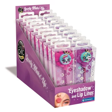 Crazy Chic: Szemhéjfesték és ajakceruza kétféle változatban 1db - Clementoni