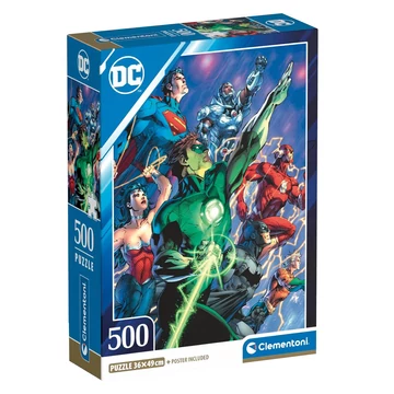 DC Comics Igazság ligája hősei HQC 500db-os puzzle - Clementoni