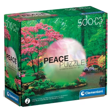 Peace puzzle: Nyugtató esőcseppek 500db-os puzzle - Clementoni