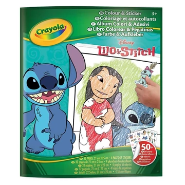 Crayola: Lilo & Stitch színező és matricázó füzet