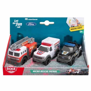 Mikro mentő járművek többféle változatban 1/64 - Dickie Toys