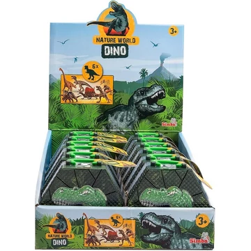 Nature World Dino - Dinoszauruszok kis dobozban 6db-os szett - Simba Toys