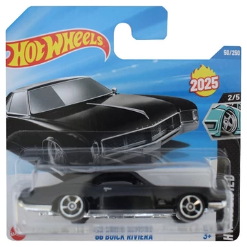Hot Wheels: '66 Buick Riviera fekete kisautó 1/64 - Mattel