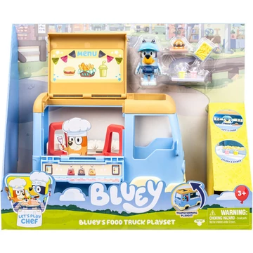 Bluey: Büfés autó játékszett Bluey figurával