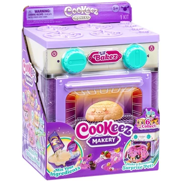 COOKEEZ Makery: Kis sütő játékszett meglepetés plüss állattal