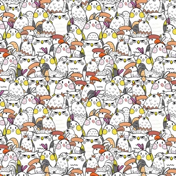 Cardex: Vidám madarak mintás csomagolópapír 100x70cm