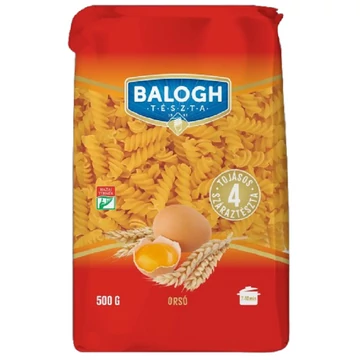Balogh orsó tészta 4 tojásos 500g