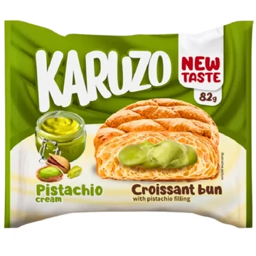 Karuzo 82g Pisztácia ízű töltött croissant
