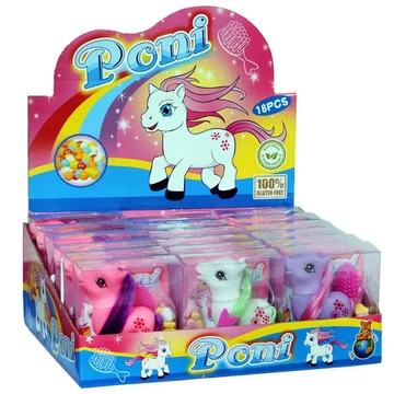 Vidas pónijáték cukorkával 18x4g