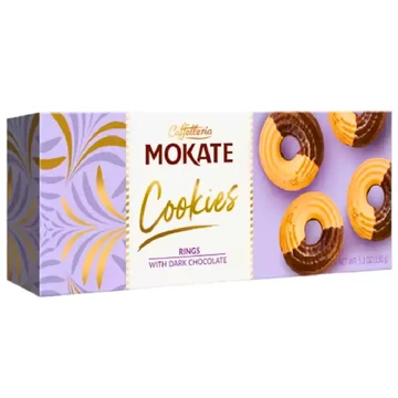 Mokate keksz karika csokival 150g