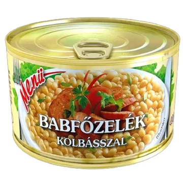 Menü babfőzelék kolbásszal 400 g