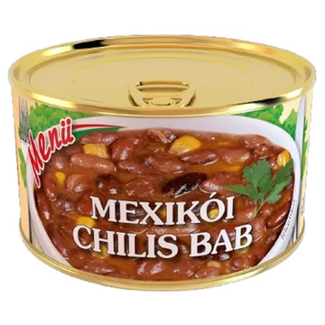 Menü mexikói chilis bab 400 g