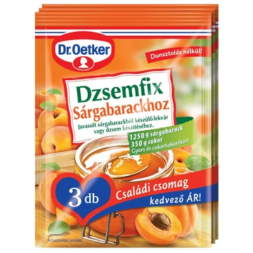 Dr. Oetker dzsemfix sárgabarackhoz 3 x 20 g