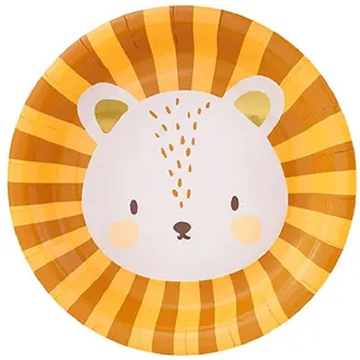 Leó party papírtányér 18cm 6db-os kiszerelésben 