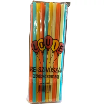 Újrahasznosított PP szívószál 8mmx22cm 25db-os kiszerelésben XTÉ