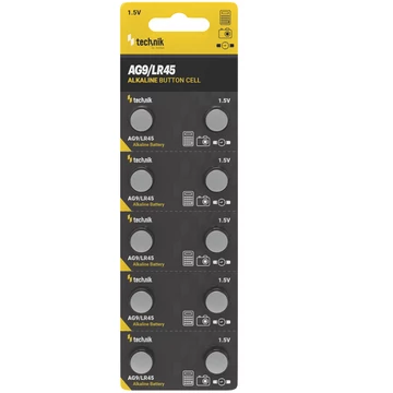 Technik gombelem 10db-os kiszerelésben AG9 LR45