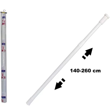 Enger zuhanyfüggönytartó rúd 140-260cm ENG-593 - csak egyedi szállítással vagy személyes átvétellel