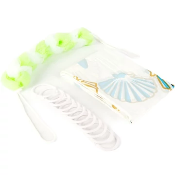 Family zuhanyfüggöny szett pamaccsal 3 féle változatban 180x180cm 11526A