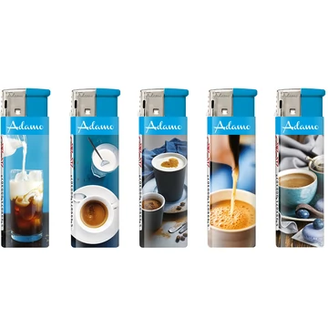 Elektromos kávé mintájú öngyújtó 50 db-os 1881125