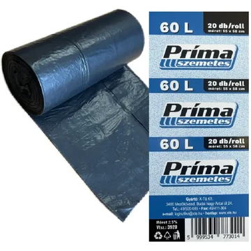 Príma szemeteszsák 60 L 55x58 CM 20 DB-os