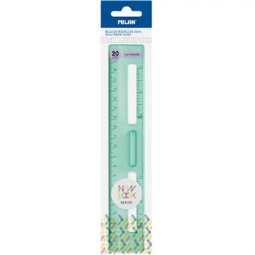 Milan 20CM-es vonalzó foganytúval new look 357801NL