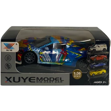 Játék hátrahúzhatós autó többféle színben JA1145