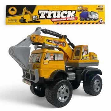 Játék szabadonfutó munkagépes teherautó JA0108