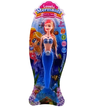 Játék elemes sellő baba többféle változatban 82863