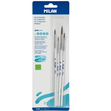 Milan póniszőr ecsetkészlet 4 db-os kiszerelésben BWM10468